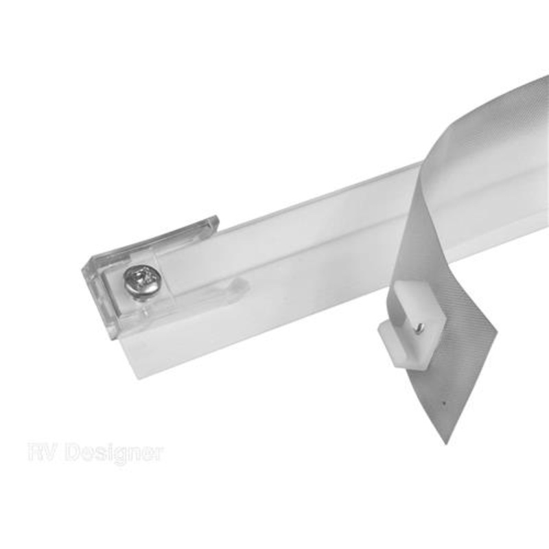RV Designer Wall Mount Window Curtain Ceiling Kit