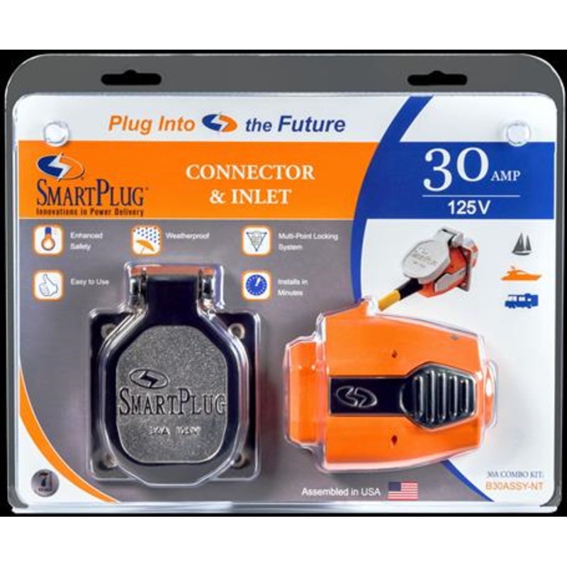 SmartPlug 30 Amp Combo Kit with Female Connector and Stainless Steel Inlet