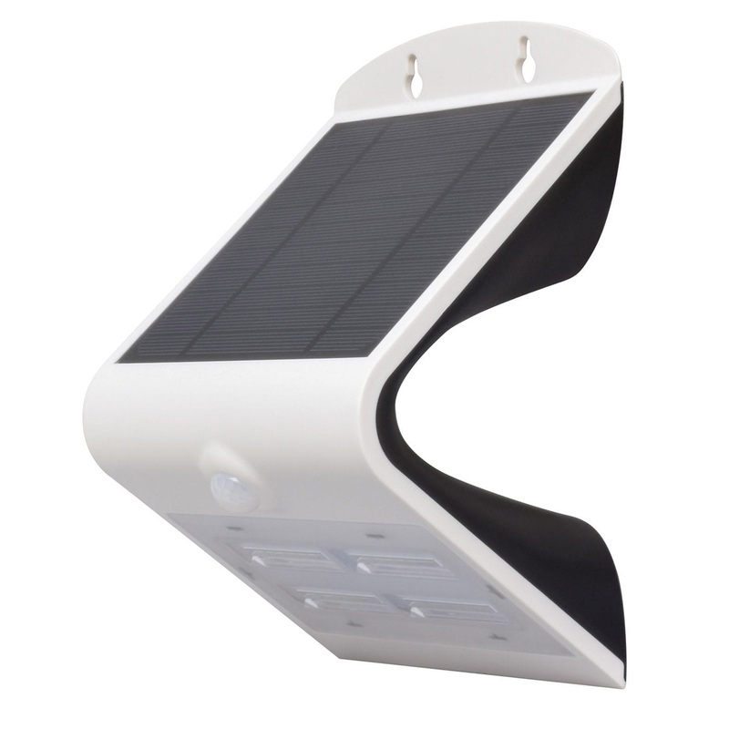 Valterra 3.2 Watts 400 Lumens Medium Solar Outdoor Light, White