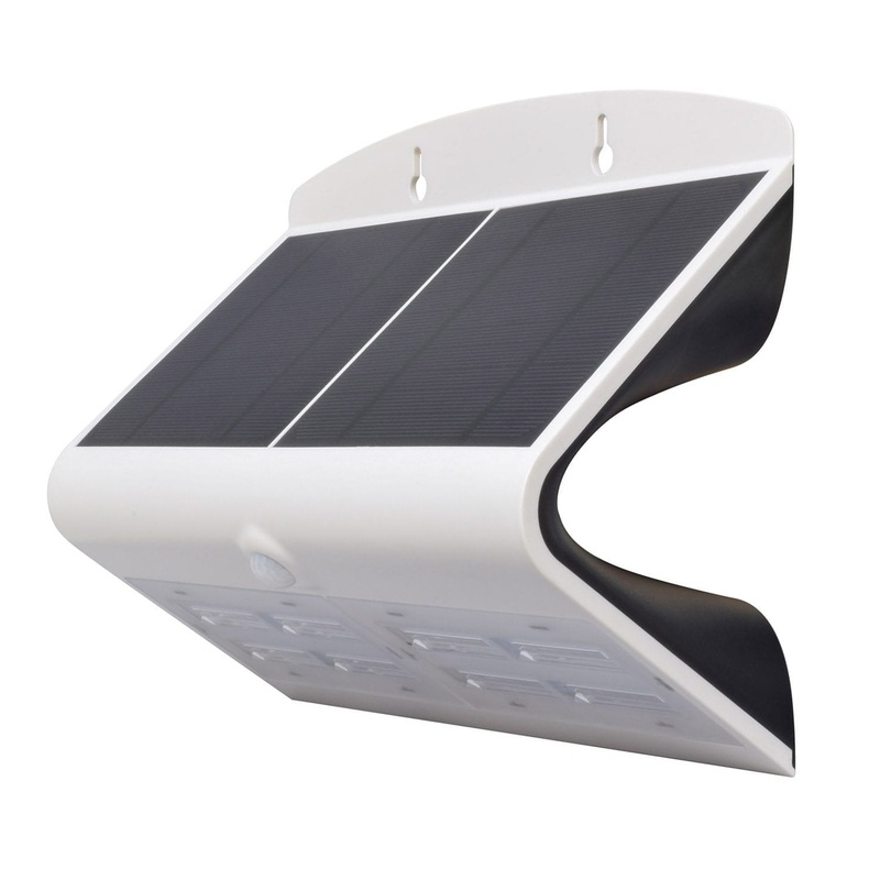 Valterra DG0168 6.8 Watts 800 Lumens Large Solar Outdoor Light, White