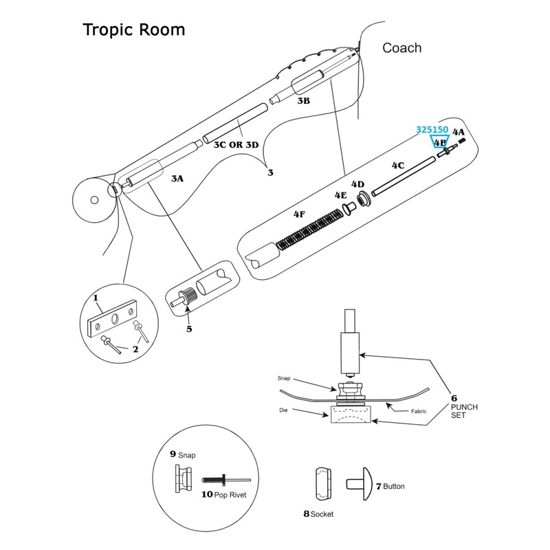 Zip Dee 1/2 Plug for Tropic Room – 325150