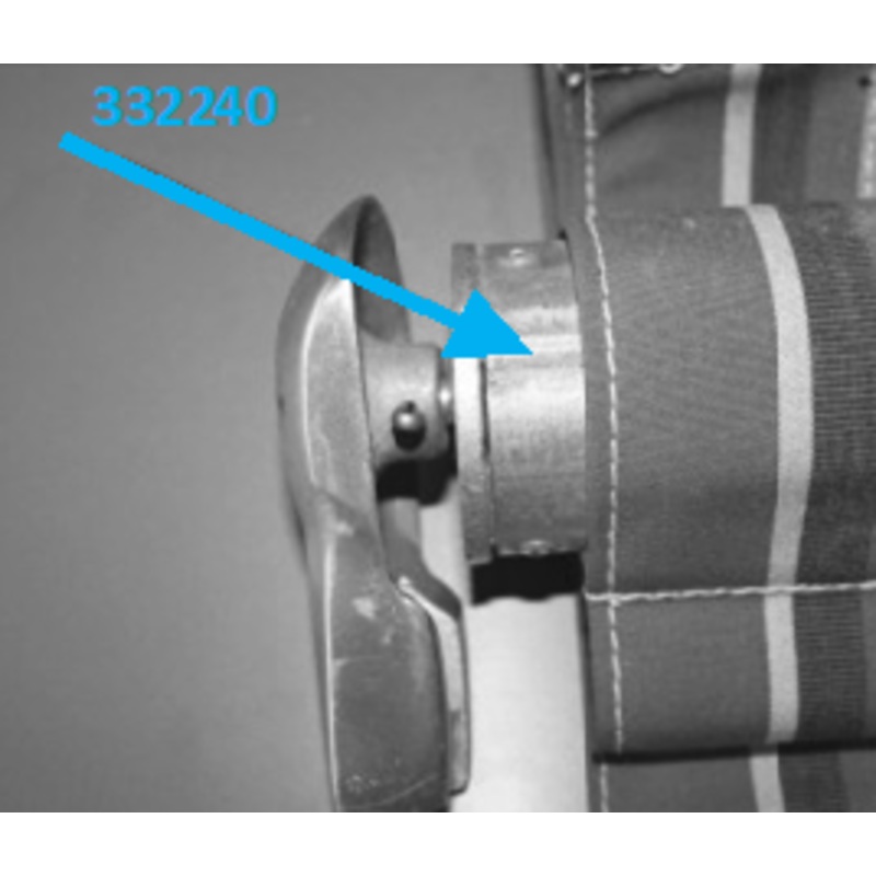 Zip Dee 2-1/4 Roller Tube 3′ – 5′ for Window or Door Awning, By The Foot – 332240