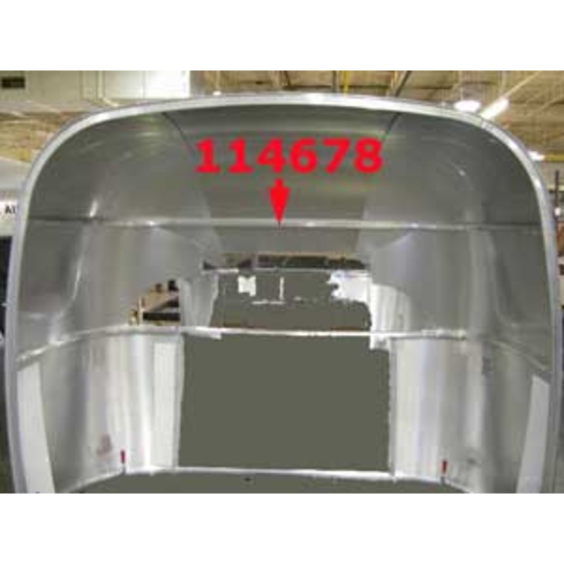 Airstream Altered Upper Window Bow, Wide Body -114678