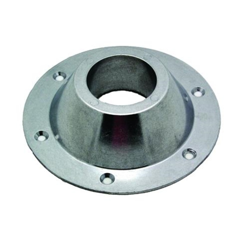 AP Products Round Surface Mount Table Base, Chrome