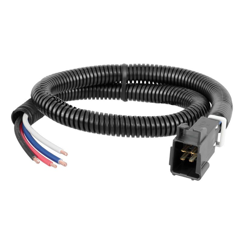 CURT Universal Trailer Brake Controller Harness with Pigtails
