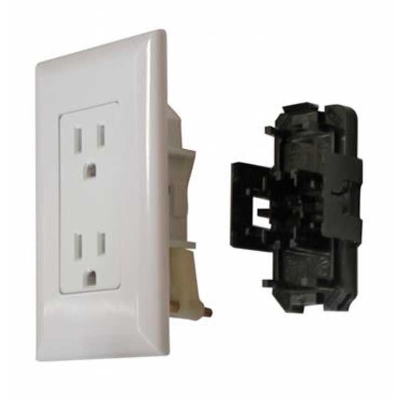 Valterra 15 AMP Decor Receptacle with Cover, White