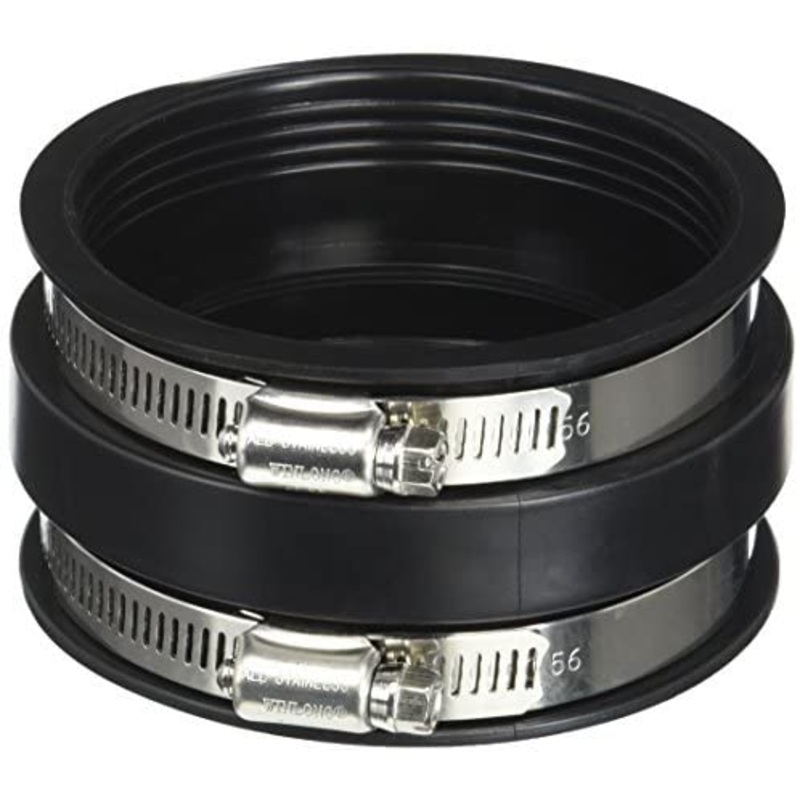 Valterra 3 Straight Sewer Coupler with Clamps