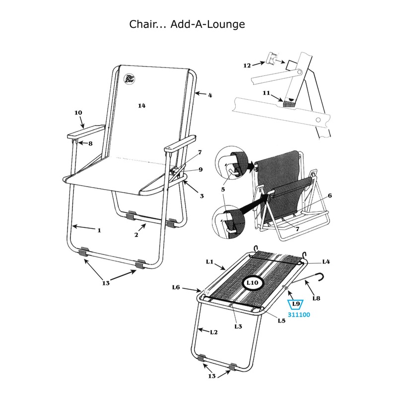 Zip Dee Acorn Nut for Add-A-Lounge – 311100