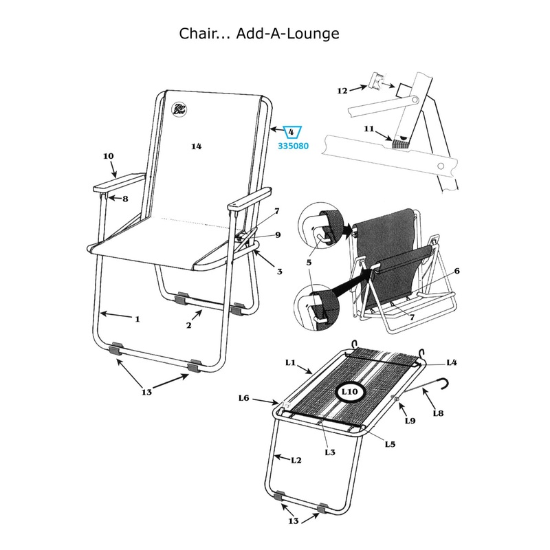 Zip Dee Chair Back Rest Ring, Standard – 900080//335080