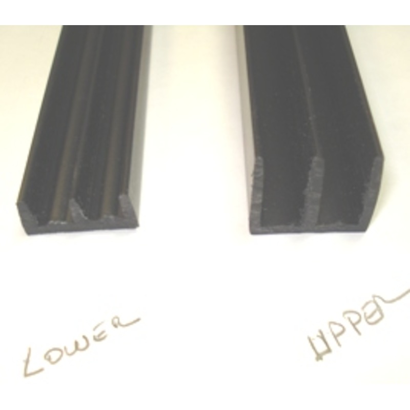 Airstream .25 Black Sliding Door Track, By The Foot – 203388-01
