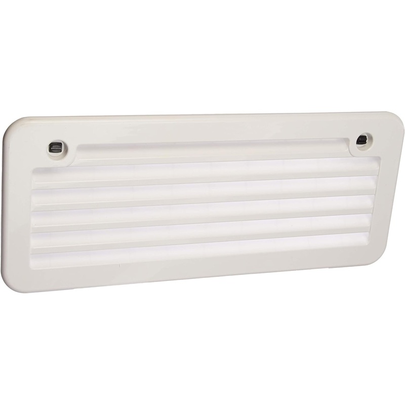 Airstream Plastic Radius Corner Refrigerator Vent, Polar White* – 203305