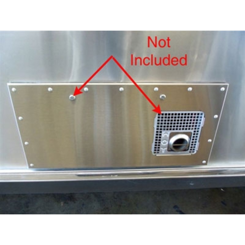 Airstream Stainless Steel Upgrade Dometic Atwood Hydroflame Furnace Door – 39764W-01