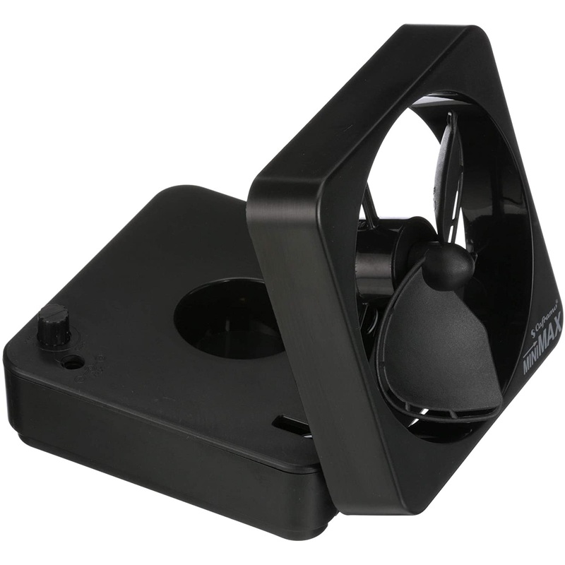 Caframo Minimax Battery Powered Fan, Black