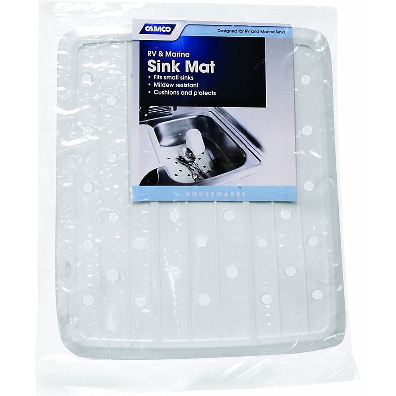 Camco Sink Mat, White or Black