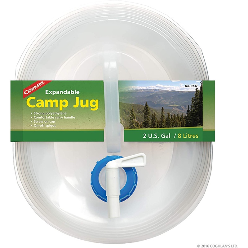 Coghlan’s Expandable Camp Jug, 2 Gallon