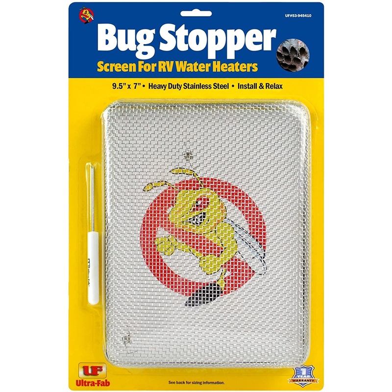 Ultra-Fab Insect Screen for Suburban 6 Gallon Flushmount Water Heater Vent