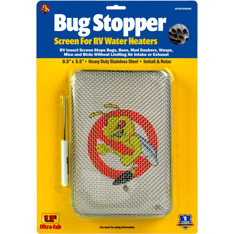 Ultra-Fab Mud Dauber Screen for  Atwood 6 & 10 Gallon and Suburban 6 Gallon RV Outside Water Heater Vents