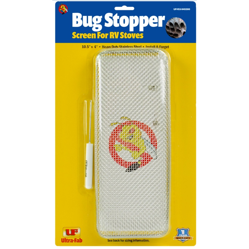Ultra-Fab Mud Dauber Screen for Magic Chef, Atwood, Wedgewood and Suburban RV Outside Stove Vents