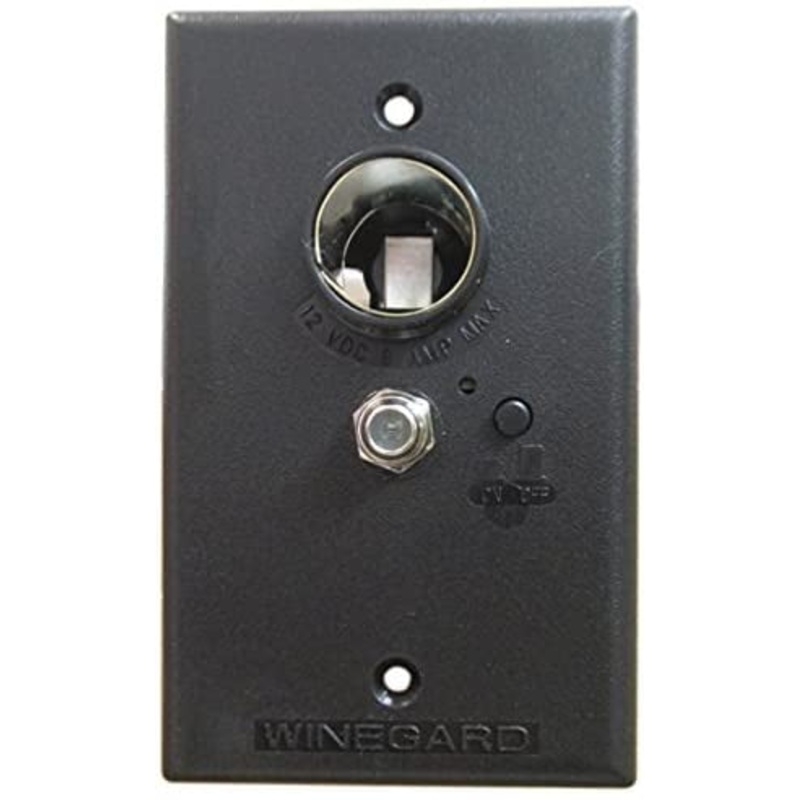 Winegard Wall Plate Power Supply, Black
