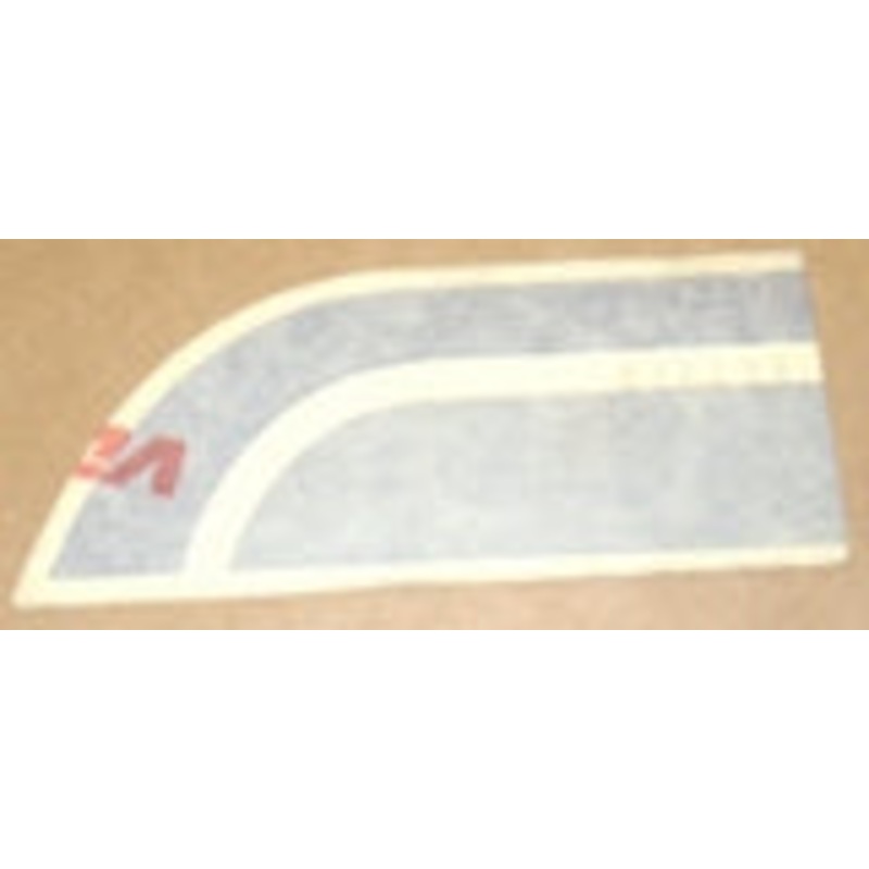 Airstream 1.75 x 4.5 Top Stripe Front Cap Lefthand Decal – 385958-04