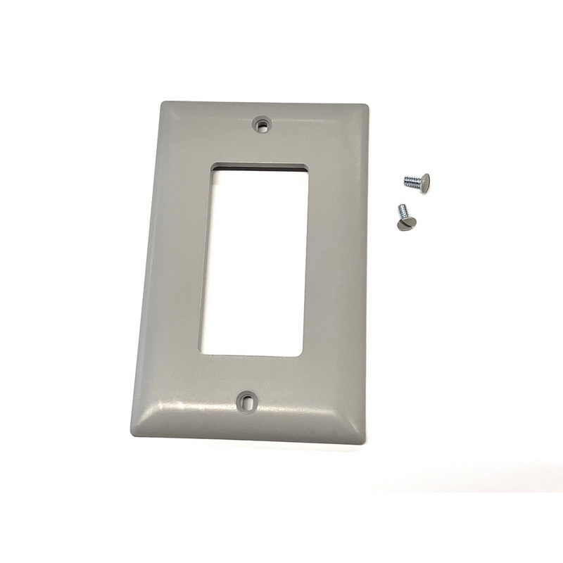 Airstream 1-Gang Decorator Plate, Gray – 511814-02