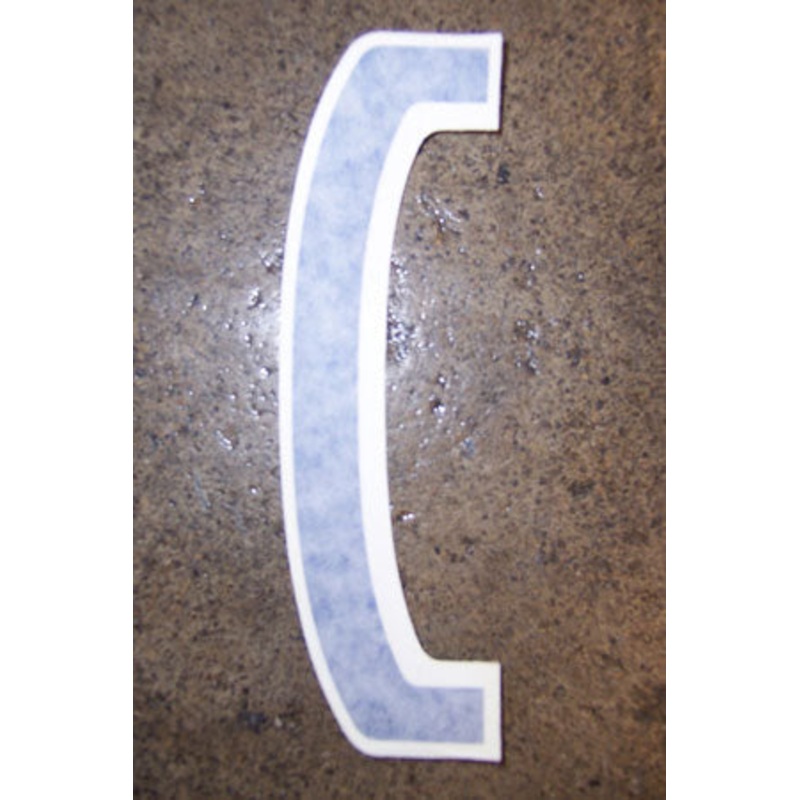 Airstream 6.8 x 1.875 Main End Cap Decal – 385958-05