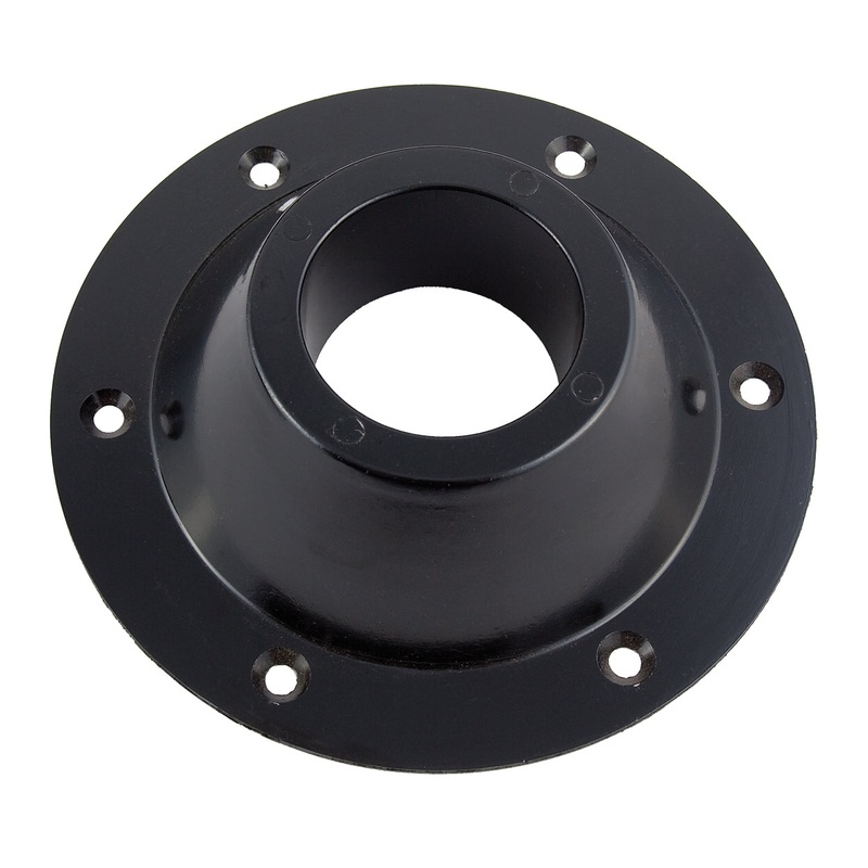 AP Products Round Surface Mount Table Base, Black