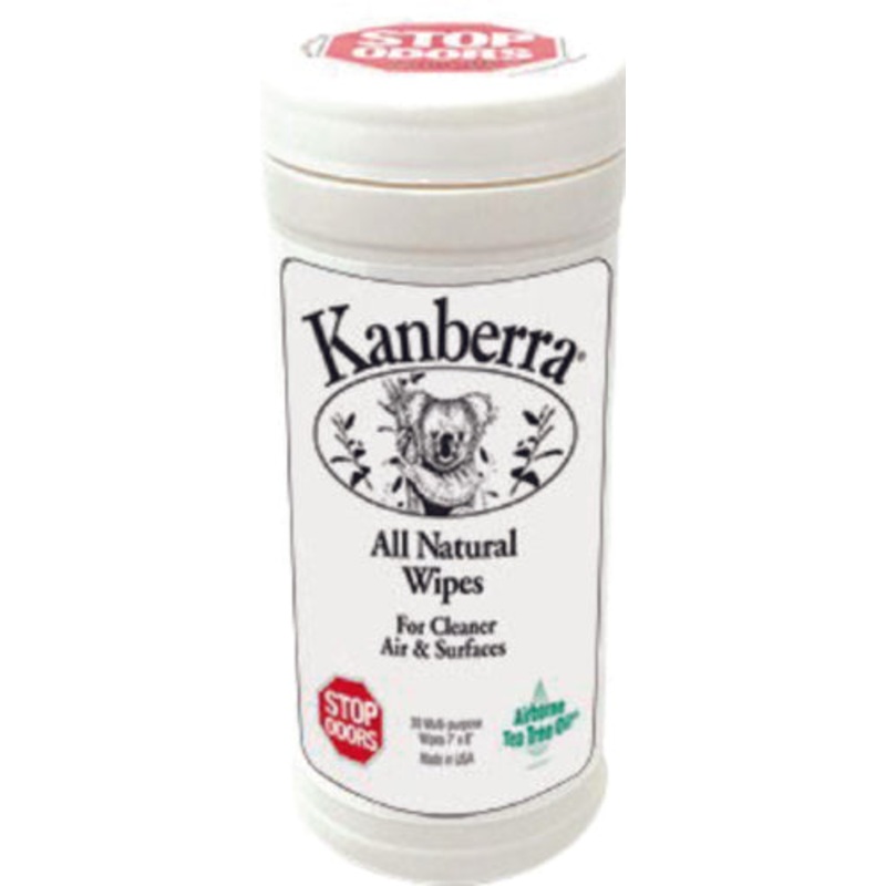 Kanberra Tea Tree Oil Cleaning Wipes, 30 Count