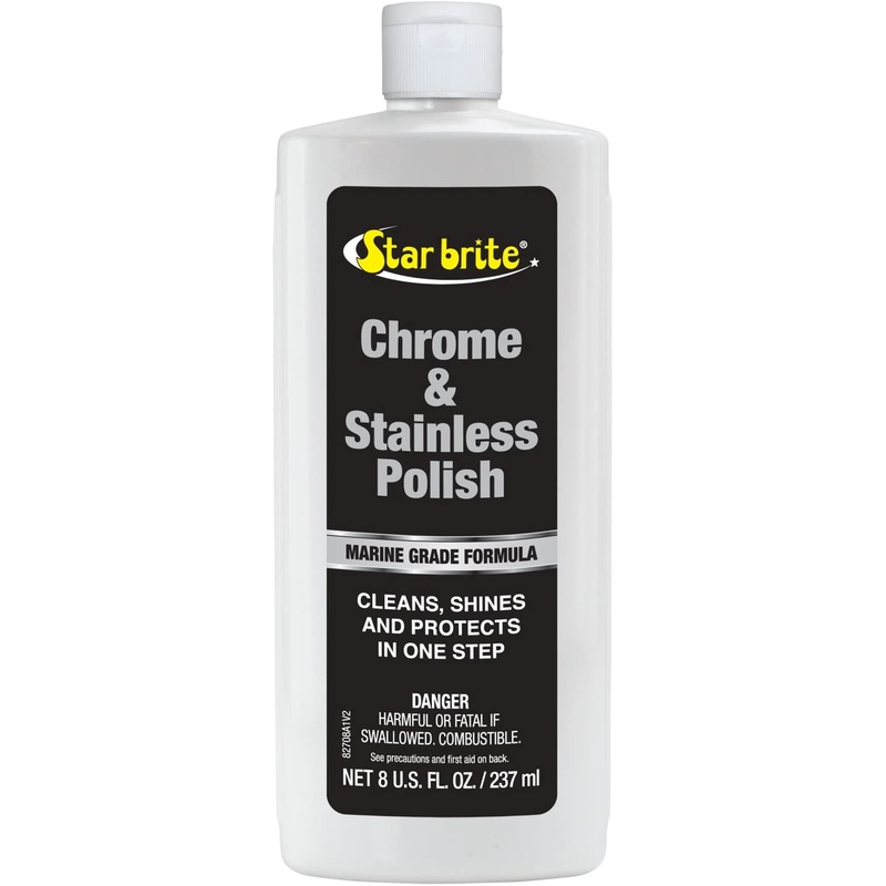 Starbrite Chrome & Stainless Steel Polish, 8 oz.