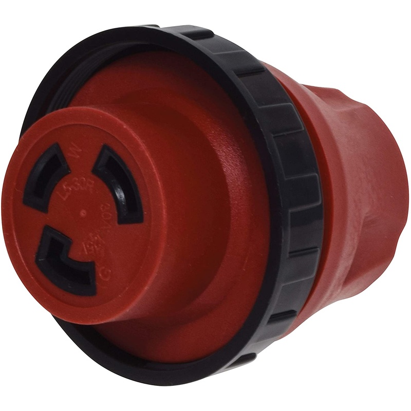 Valterra Mighty Cord Electrical Adapter Plug W/ Locking Ring 15AM-30AF