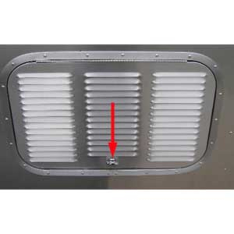 Airstream Chrome Twist Latch for Refrigerator Access Door – 381812