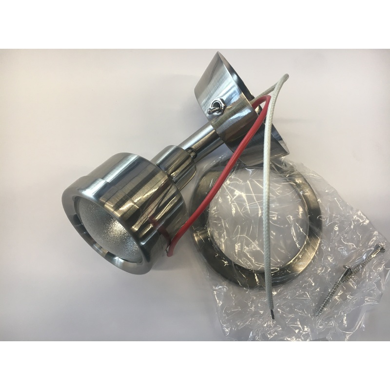 Airstream Directional Brushed Nickel Reading Light, Warm Light – 511694