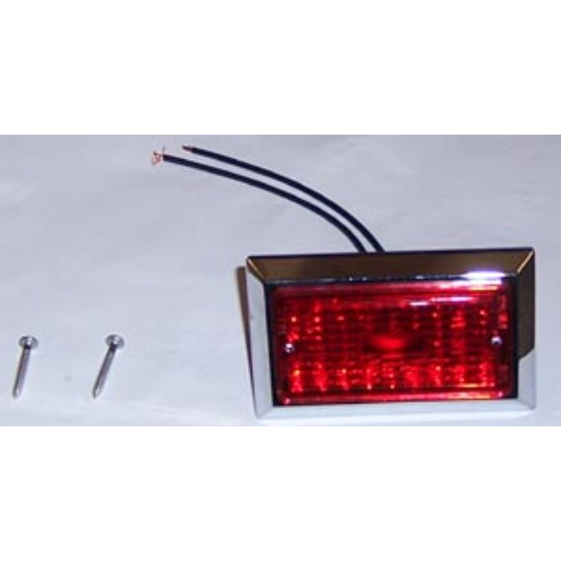 Airstream Side Marker Clearance Light, Red – 510984-01 or Lens 510984-010