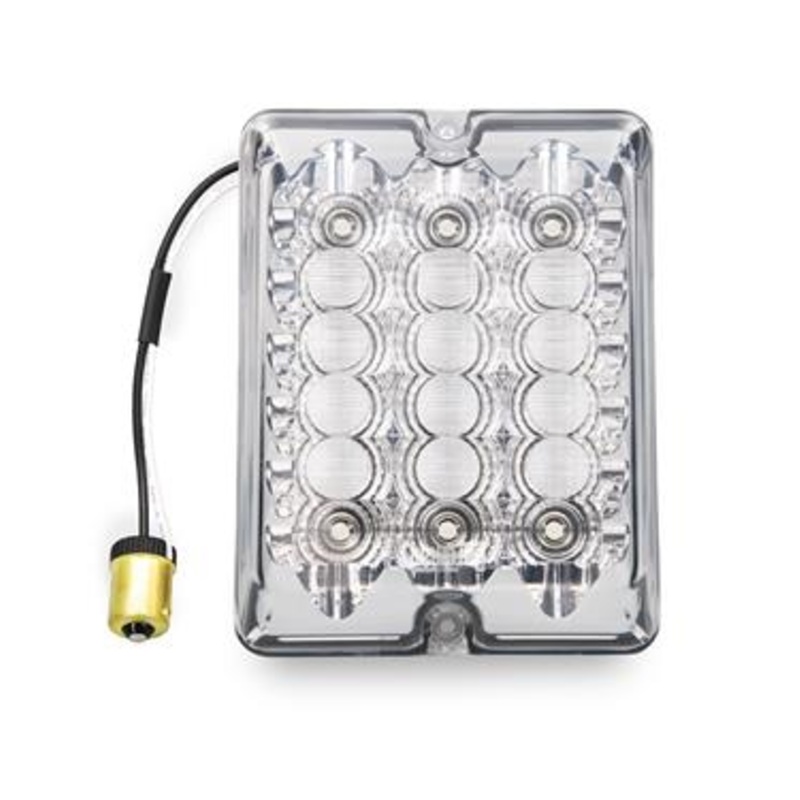 Bargman LED Tail Light with Clear Lens and Bulb Socket Plug