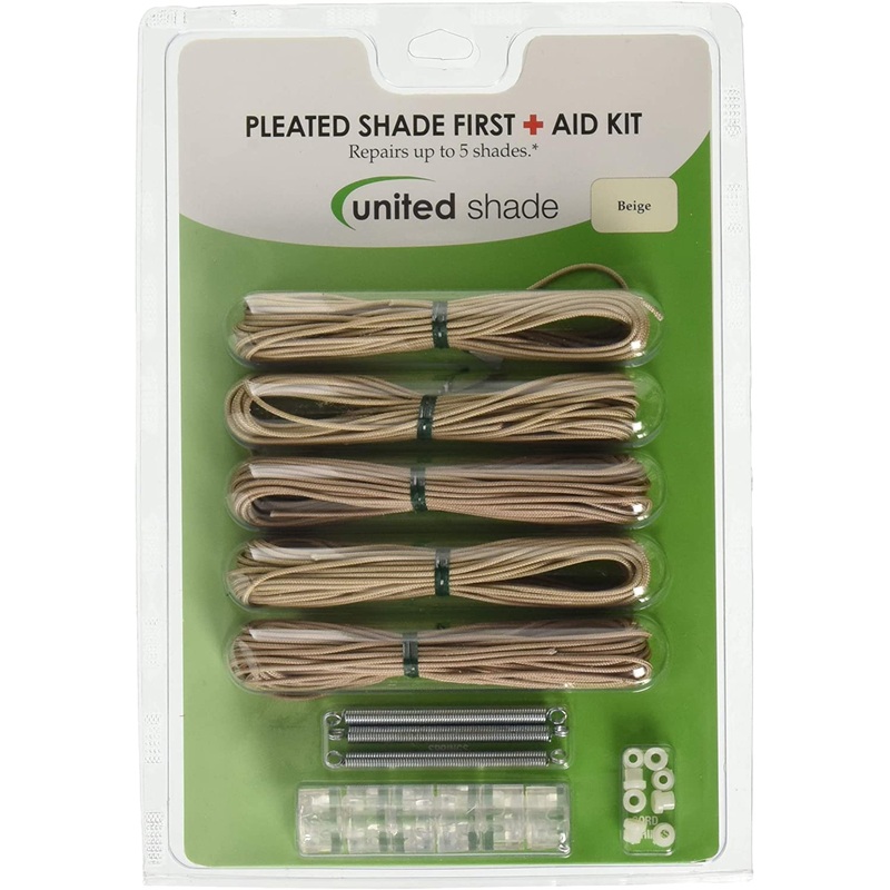 United Shade Pleated Shade First Aid Repair Kit, Beige