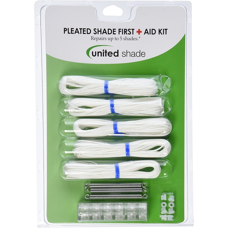 United Shade Pleated Shade First Aid Repair Kit, White