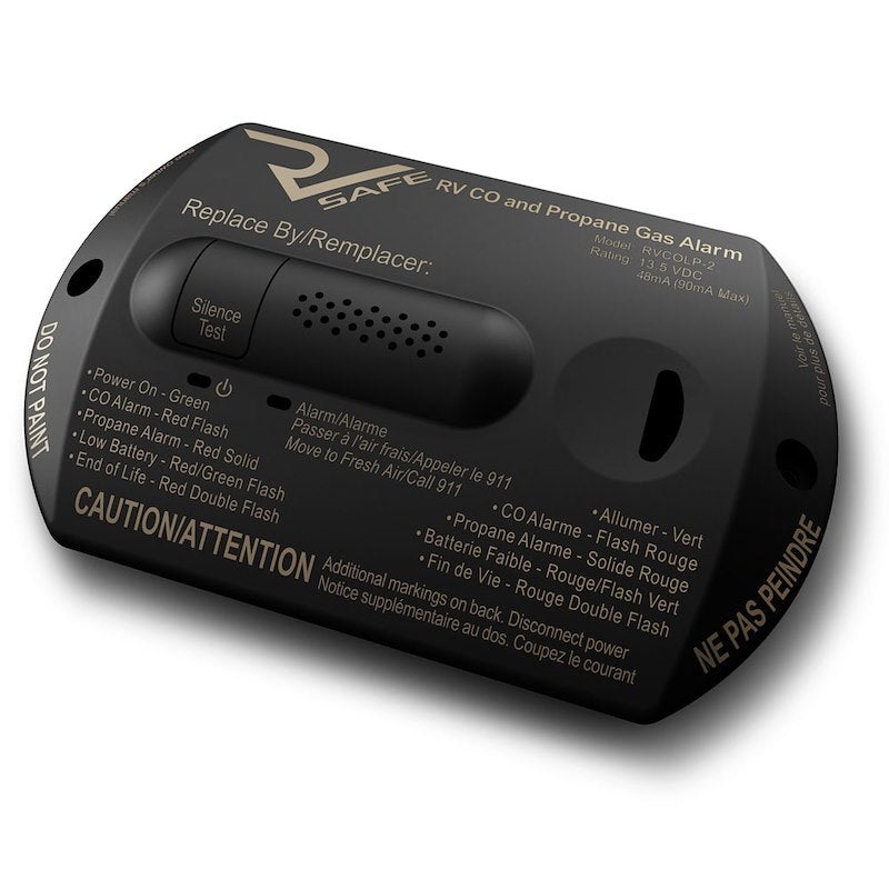 Airstream Propane & Carbon Monoxide Detector, Black – 513796