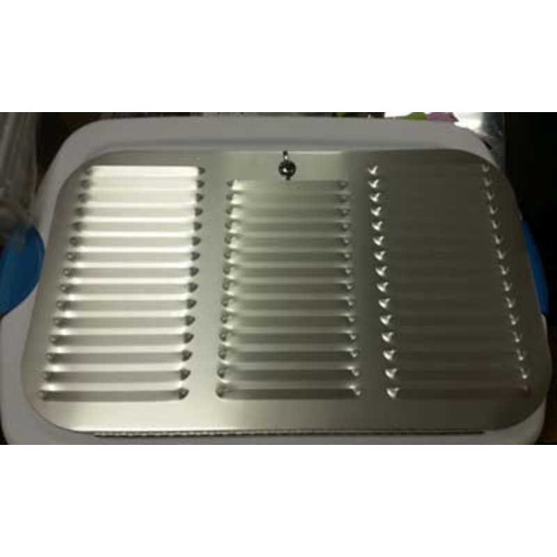 Airstream Refrigerator Louver Door Assembly with Screen – 923114