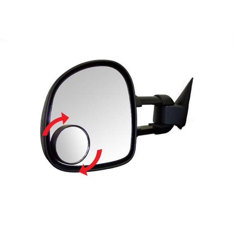 CIPA Mirrors 3 HotSpots Round Stick-On Convex Mirror