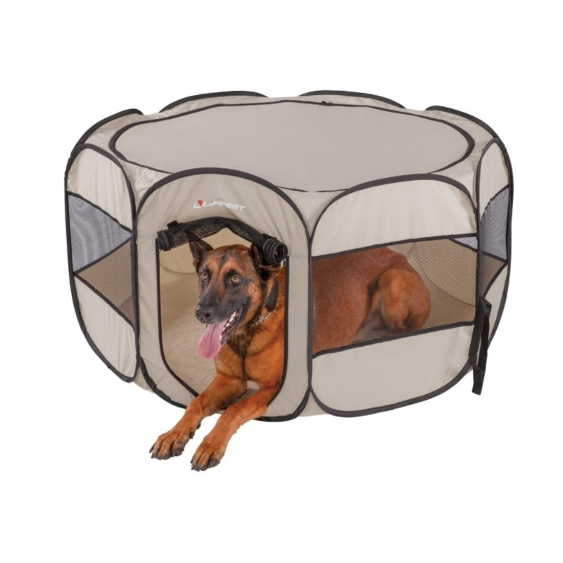 LIPPERT PORTABLE PET PLAYPEN – LARGE/X-LARGE