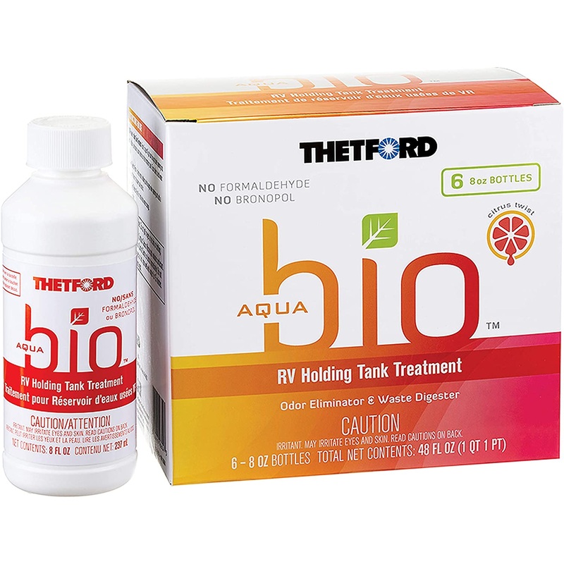 Thetford Aquabio Holding Tank Treatment, 8 oz., Pack of 6