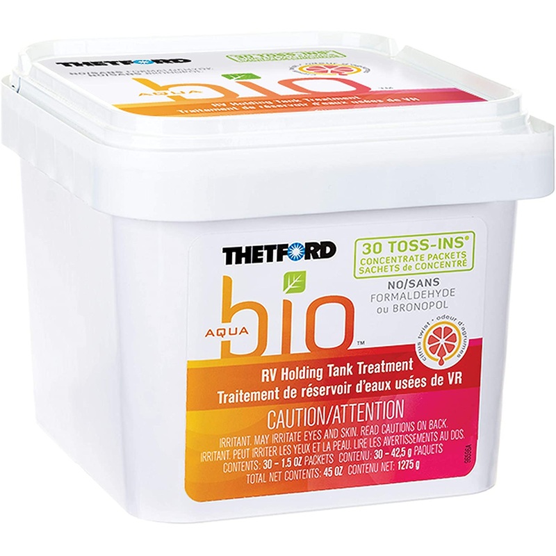 Thetford Aquabio Toss-In Pack Holding Tank Treatment, 1.5 oz., Pack of 30