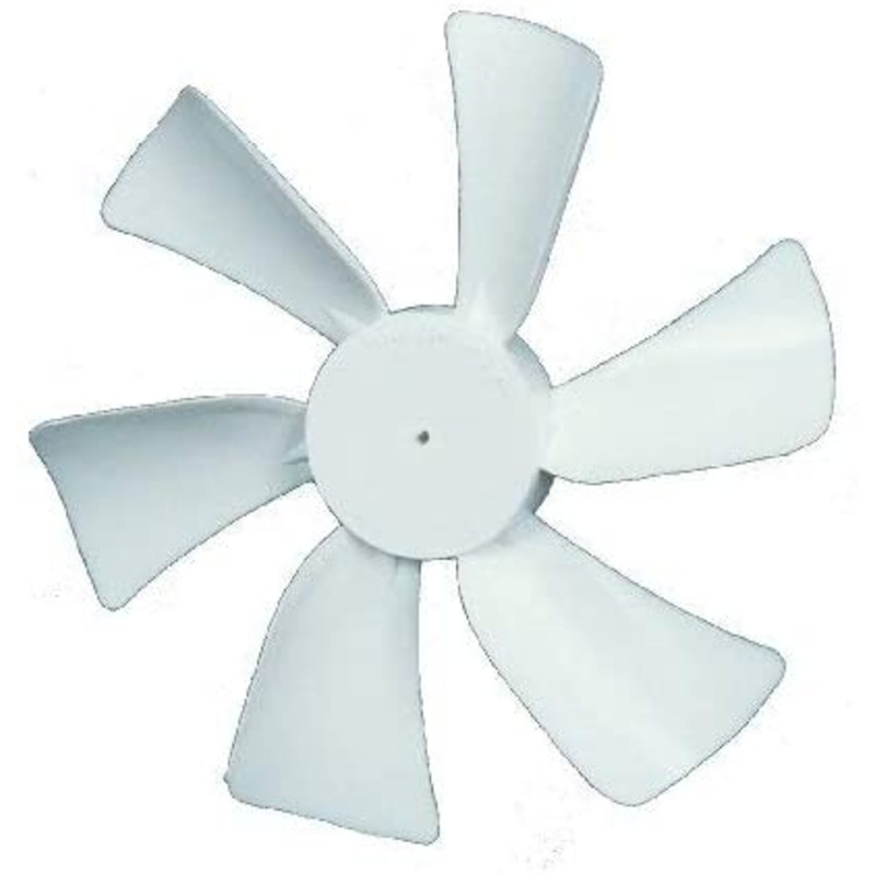 Ventmate White 6 Ventline/Jensen Fan Blade with 0.125 Round Bore