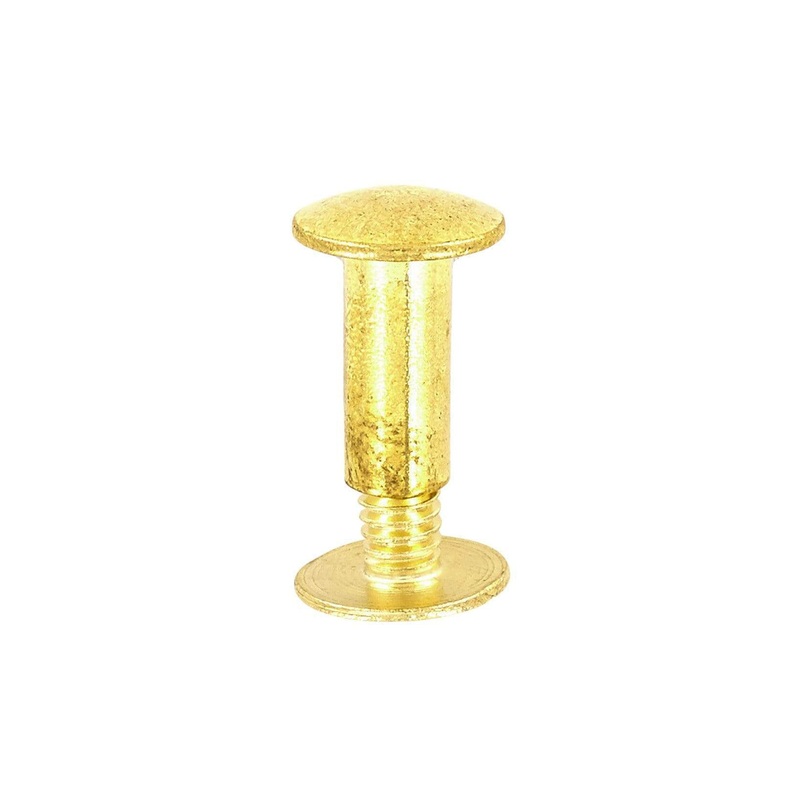 1/2 Brass, Chicago Screw, Solid Brass PK10, #L-156-1-2SB