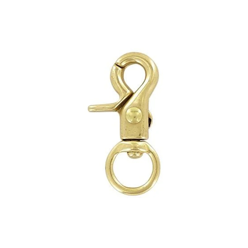 1/2 Brass, Trigger Swivel Snap Hook, Solid Brass, #P-2124