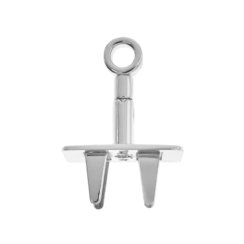 1 3/4 Shiny Nickel, Triple Plate Turn Lock, Zinc Alloy, #P-2908-NIC