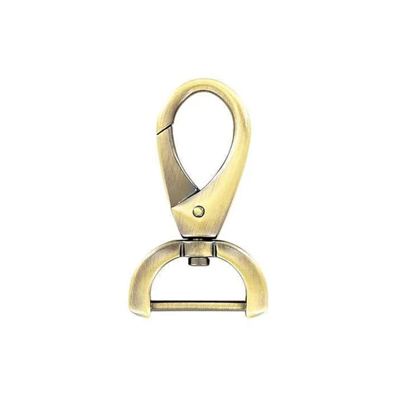 1 Antique Brass, Lever Swivel Snap Hook, Zinc Alloy, #P-3059-ANTB