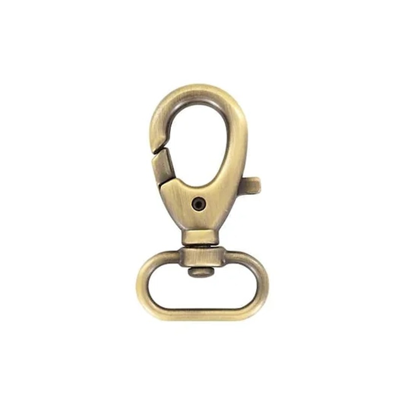 1 Antique Brass, Trigger Swivel Snap Hook, Zinc Alloy, #P-2652-ANTB