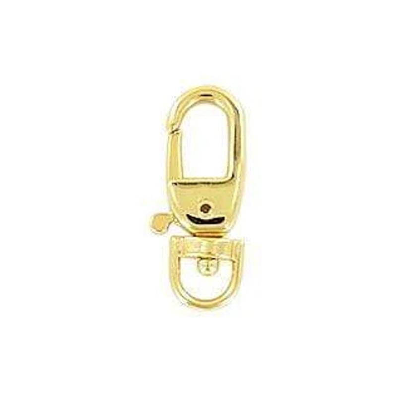 3/16 Shiny Gold, Trigger Swivel Snap Hook, Zinc Alloy-PK5, #P-2573-GOLD