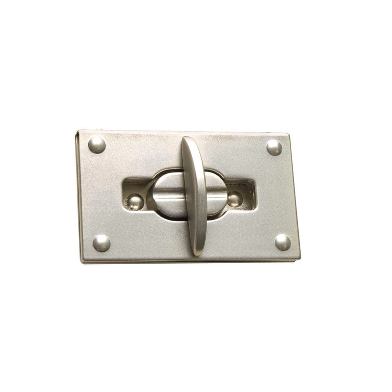 3 Shiny Nickel, Turn Lock, Zinc Alloy, #P-2795